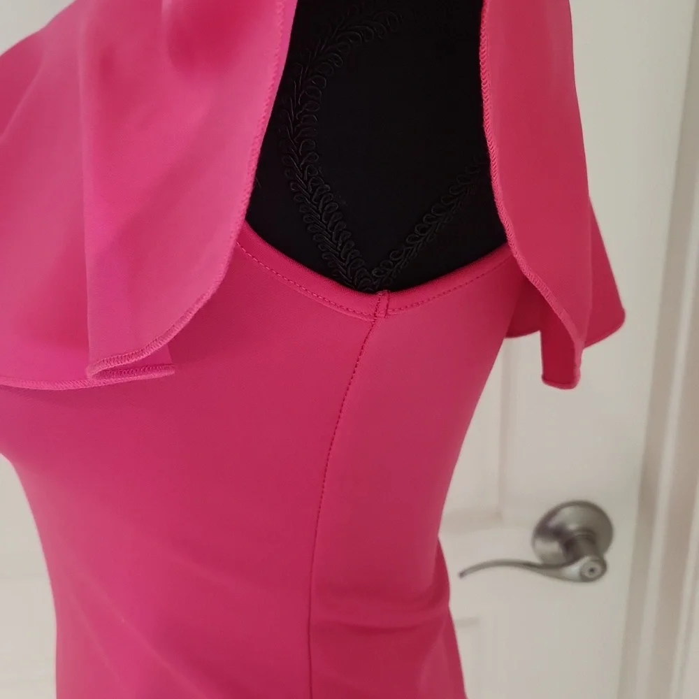 One Shoulder Ruffle Top - Picture 2 of 7